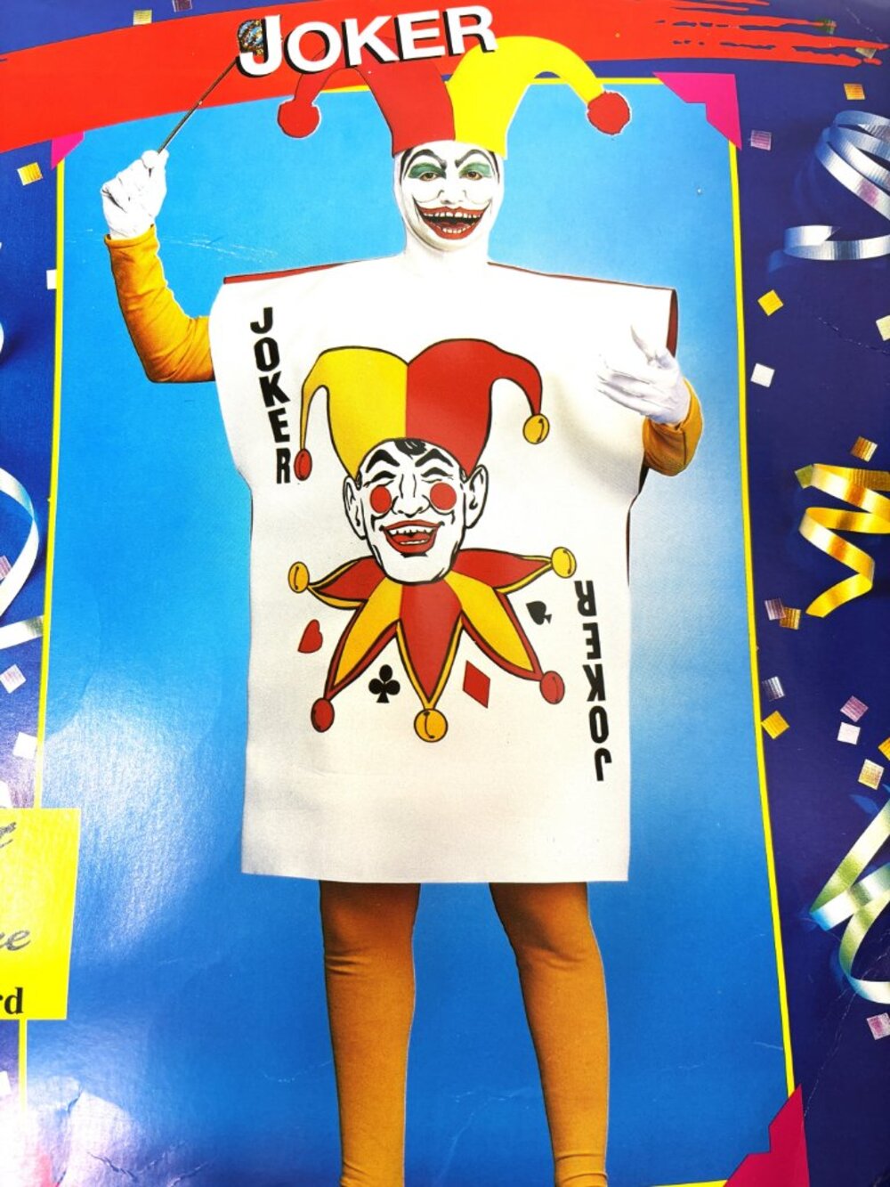 Rubie’s Joker Playing Card Costume Unisex One Size NWT NOS VTG